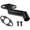 JRL 32Mm-40Mm Black Offset Intake Manifold And Gasket For 49Cc 66Cc 80Cc Motorized Bike Motorised Bicycle (Black)