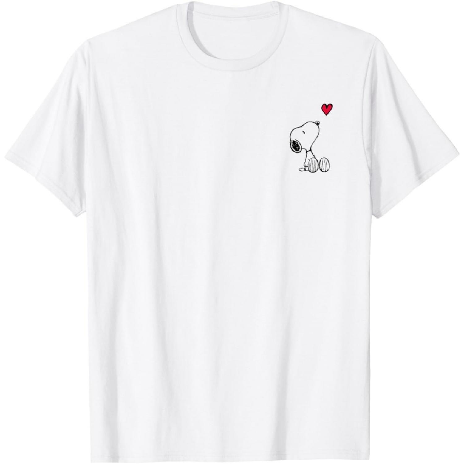 Peanuts - Футболка Снупи Сердце День Святого Валентина S