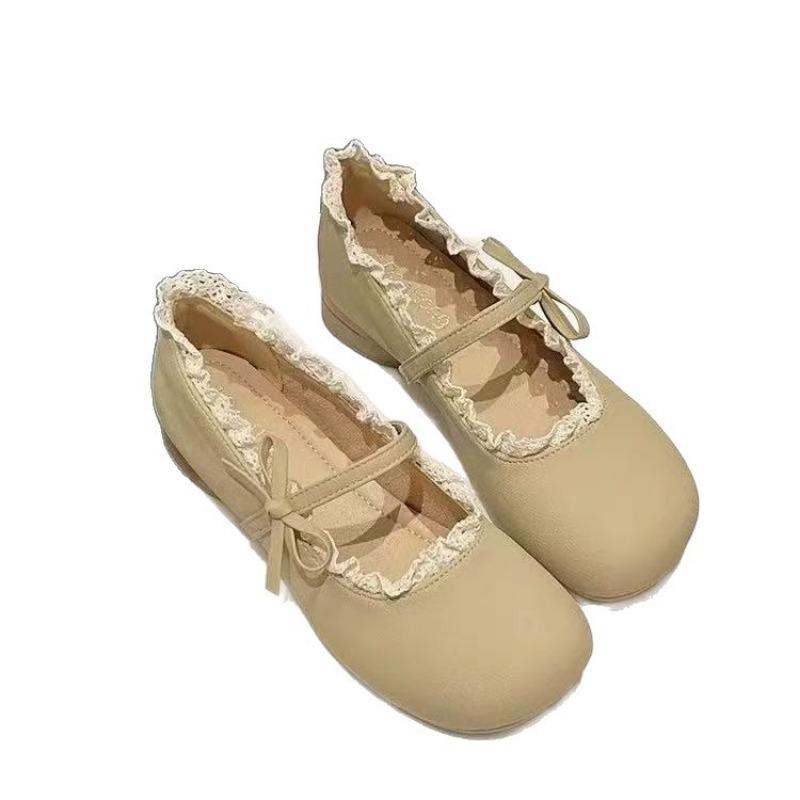 Low-heeled Mary Jane single shoes women's new spring and summer gentle evening shoes shallow mouth Lolita small leather shoes