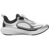 Li Ning Kids Running Fashion Trend Shock Absorbing Breathable Low Top Running Shoes Kids Running Shoes Silver Black White YKFV145-5