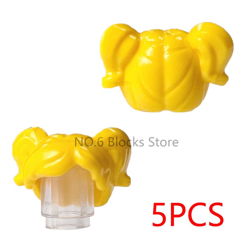 MOC City Small Particles Building Blocks Boys Girls Figures Accessories Curly Hair Beard Set Mini Bricks Toys Gifts For Kids G01