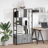 Bookshelf Gray Sonoma 80 x 30 x 155.5 cm Particleboard