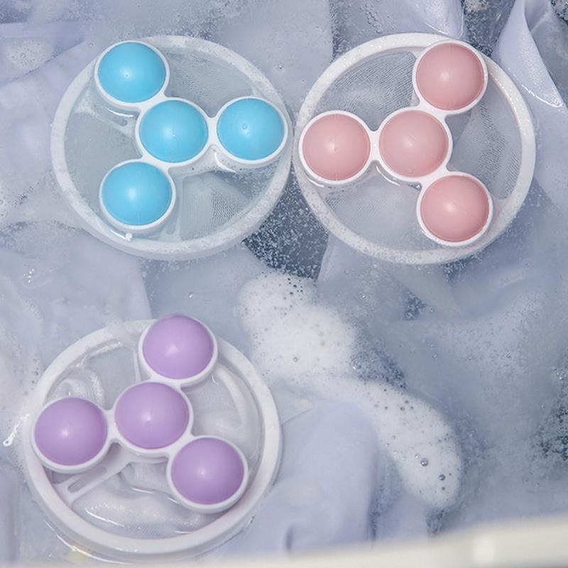 Reusable Nylon Washing Machine Filter Bag For Pet Hair Lint Removal Universal Laundry Mesh Catcher Pouches Easy Cleaning