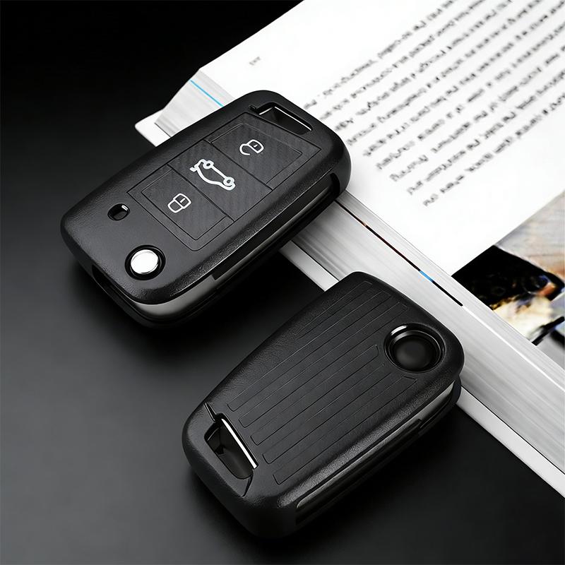 For Volkswagen Vw Polo Golf 7 Mk7 Tiguan Passat For Seat Ateca Leon For Skoda Octavia Kodiaq Karoq Car Key Case Cover Shell Bag