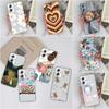 Case For Oppo A79 5G Back Cover Cute Cartoon Pattern Matte Transparent Soft Silicone Screen Protector Bumper For Oppo A 79 Funda