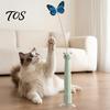 Interactive Wand for Cats Electric Butterfly Cat Wand, Rechargeable Toy, 360 Spinning Self-Play Portable Pet Entertainment Products with 2 Modes,