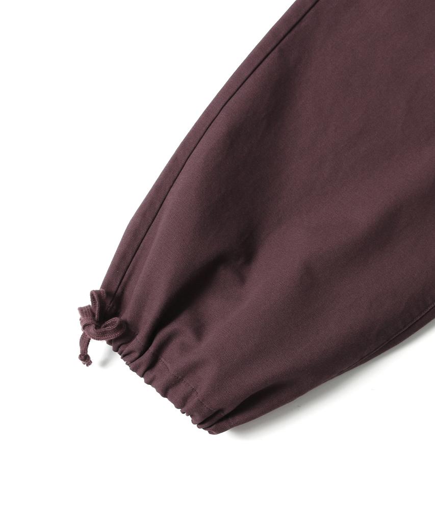 UCLA Unisex Retro Preppy Woven Wide Work Pants [Dk-Brown](Ub9Lp21)