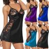 Sexy Hollow Lace-Edged Suspender Nightdress