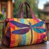 Dragonfly Series 3D Printed Women's Travel & Yoga Handbag