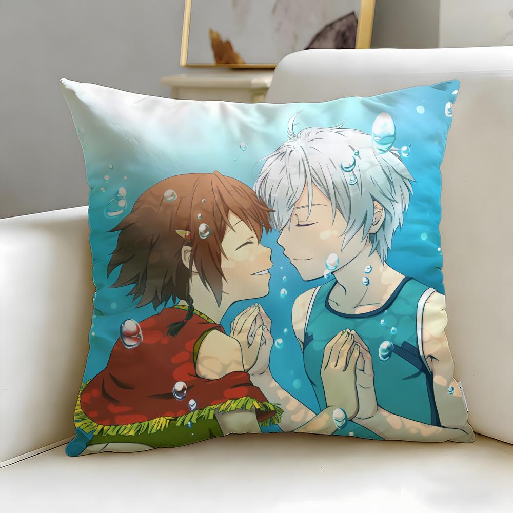 Аниме Гаргантия на зеленой планете Наволочка Мягкая Легко стираемая Наволочка Универсальная для Дивана Кровати Путешествий и Офиса 30X30cm