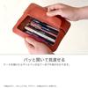 HUKURO Pen Case Leather Tray Large Capacity Men Women Made in Japan Orange