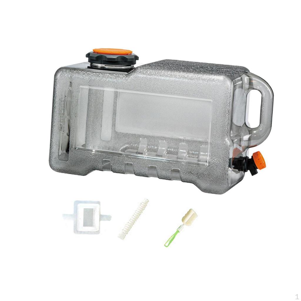 Wasserbehälter Getränkespender mit Zapfhahn Aufbewahrungsbehälter für Autofahren