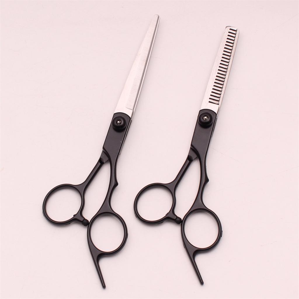 Home Apprentice Practice Haircut Scissors Oblique Tail Split Scissors Stainless Steel Thin Hair Scissors Multi-Color Optional