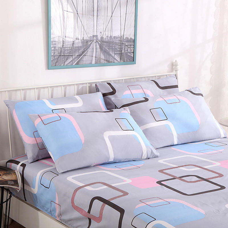 Drap-housse de matelas avec drap-housse élastique tout autour, antidérapant, anti-poussière(Sans taie d'oreiller)