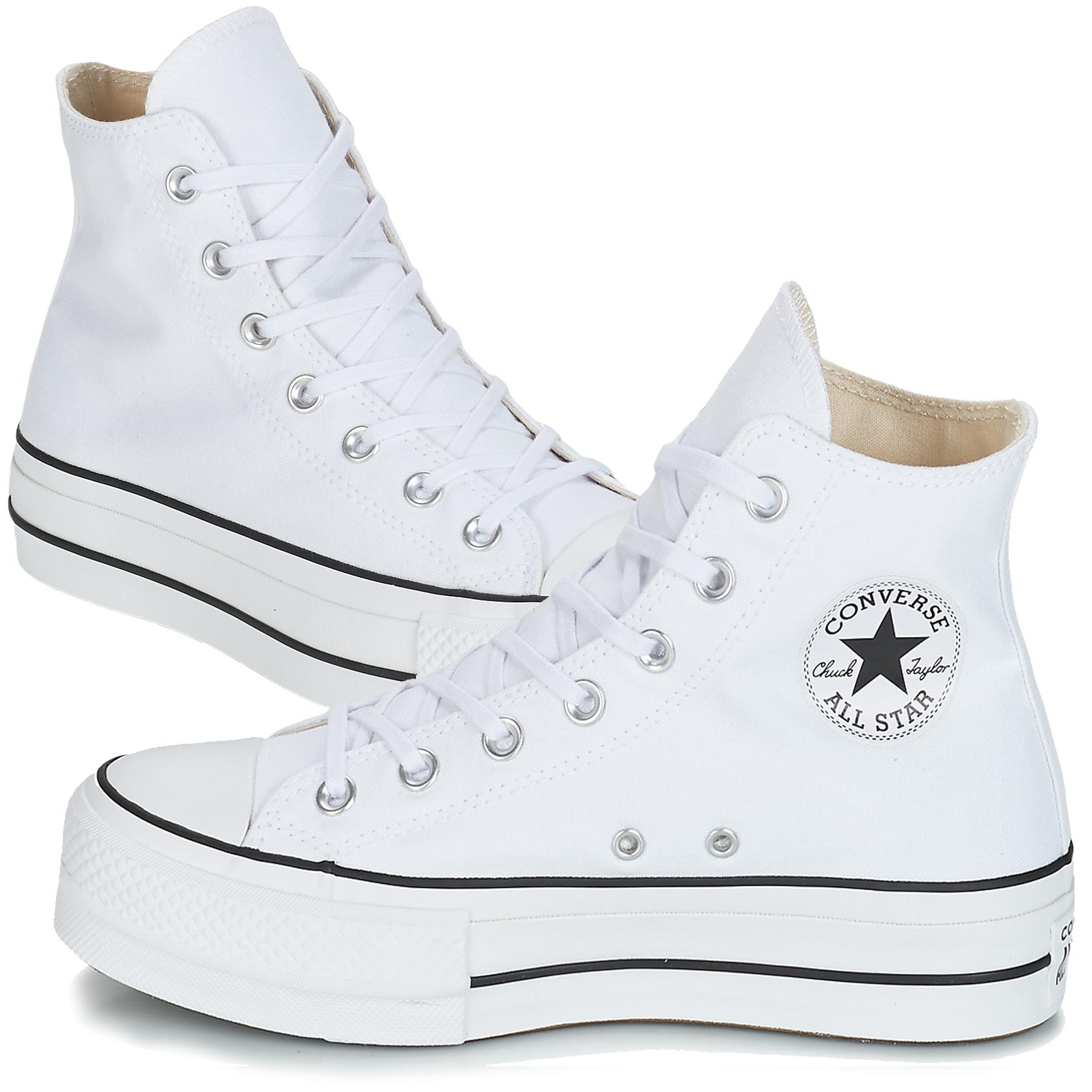Converse Women` Sneakers Shoes White Chuck