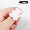 1 Pz Nuova Tavolozza per Nail Art in Pietra di Resina Anello da Dito Punte per Unghie Finte Disegno Miscelazione Colori Espositore Strumento per Manicure Fai da Te Smalto Gel