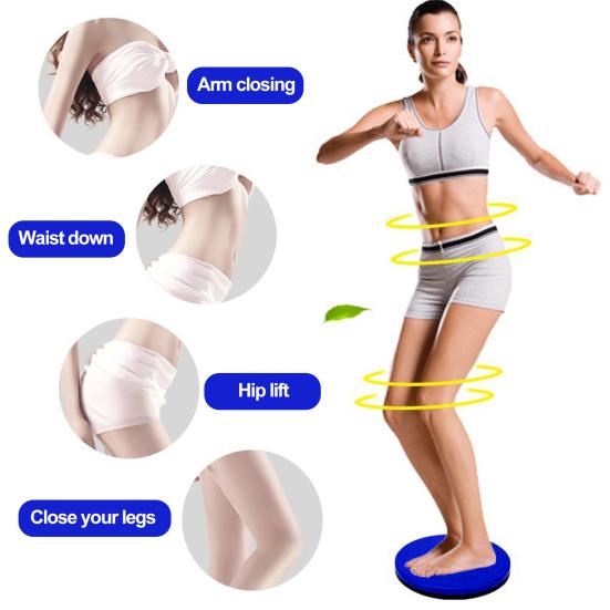 Waist Twist Disc Vysoká stabilita Silná nosnost Přenosná Balanční deska s krouceným pasem Fitness vybavení