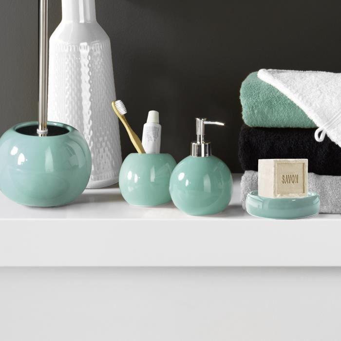 Porte Savon - Bulleas - Tilleul - Céramique - Diamètre 10 Cm - Hauteur 3.5 Cm