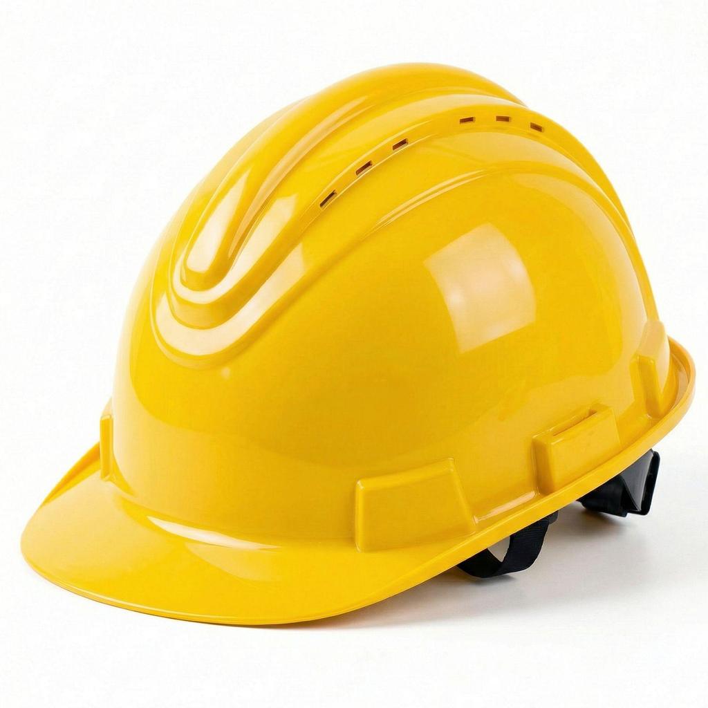 ABS Safety Helmet - National Standard Thickened, Breathable, Anti-Smash Protection for Construction Sites.