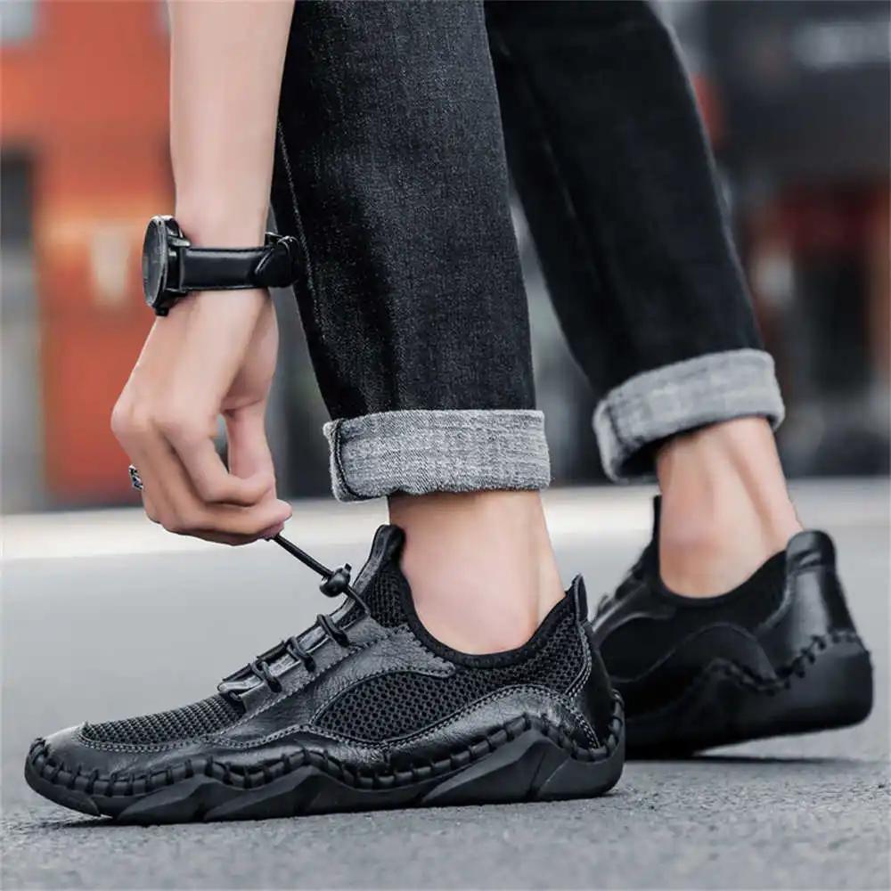 Fashion Flat-heeled Small Numbers Blue Ankle Boots Running Shoes For Men Brands Male Boots Shoes Sneakers Sport Buy Footwears
