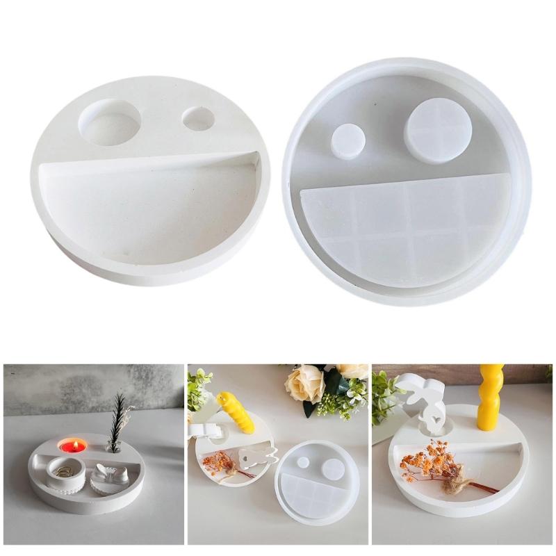 Flexible Sturdy Silicone Mould Fashion Accessory for Making Unique Round Shaped Candle and Home Decorations