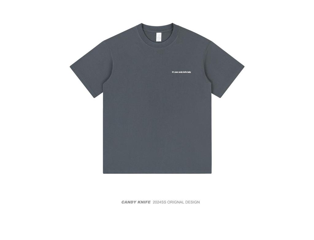 Unisex American Classic Letter Print Loose-Fit Short Sleeve T-Shirt (2024)