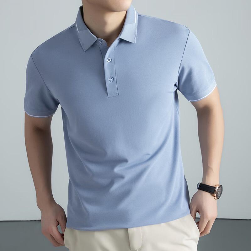 Firstview Men s Jacquard Cool-Touch Short-Sleeve Polo Shirt L