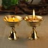 Universal Copper Butter Lamp Holder Golden Multi-Size Candle Holders Candle Cup Festival Ornament