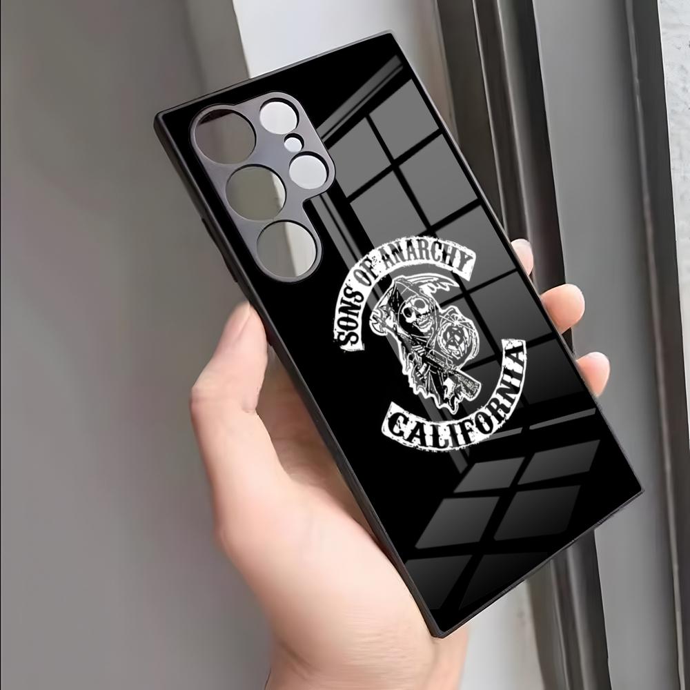 Action Tv Sons Of Anarchy Phone Case For S25 Ultra Samsung S26 S23 S24 Fe S22 S20 S21 Plus A54 A34 A53 A16 Glass Cover