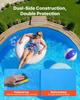 365.7 Cm Pool Liner, Round Overlap Swimming Pool Liner for 90 Cm Wall Height, Premium Vinyl, Easy Install with Leak-Proof Patches, Designed for Steel