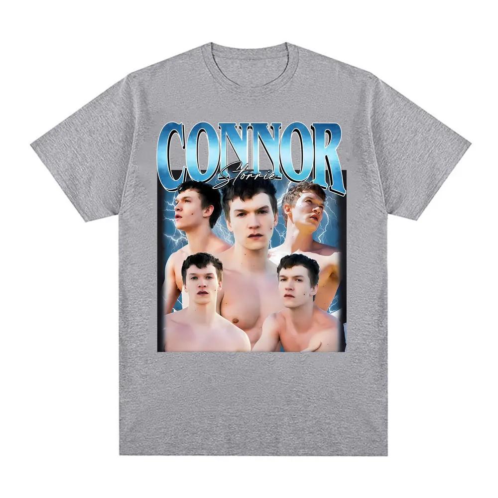 Connor Storrie Vintage Arkham Fans Graphic T Shirts Men Women Fashion Vintage Oversized Tee Shirt Cotton T-shirt Streetwear