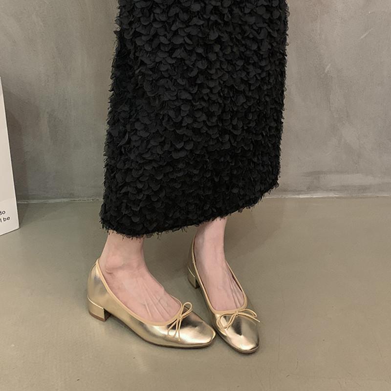 

Bailamos Women Flat Shoes Fashion Round Toe Shallow Slip On Ladies Soft Ladies Mary Jane Ballerinas Flat Heel Casual Ballet Shoe 35