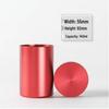 Portable Mini Metal Tea Canister - Titanium Aluminum Alloy, High-Grade Tea Packaging, Empty Gift Box