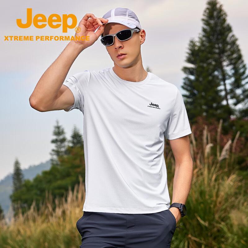 Jeep Men s Quick-Dry Round Neck T-Shirt J422094555 L