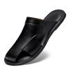 Fashion Men Concise Lightweight Casual Slippers Outdoor Summer Half Drag Soft Sole Comfort Slides Sole Sandals Fashion Trend Beach Shoes