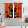 2pcs,2D Plane Printing Curtain Fabric Basketball Sneakers Versatile Fabric (without Rod) Festive Perfect for Study, Living Room,