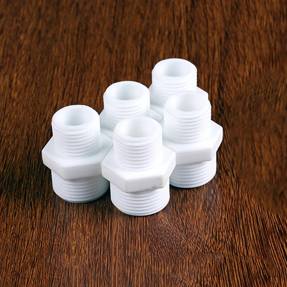 1/4" 1/2" 3/4" 1" BSPP Male Straight Plastic Connect Fitting RO Water System Reverse Osmosis and Housing In Line Filters
