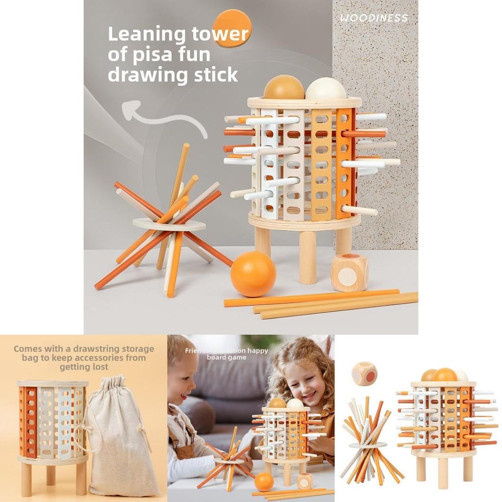 Wooden Strategy Game For Children With Dice And Family Party Activity