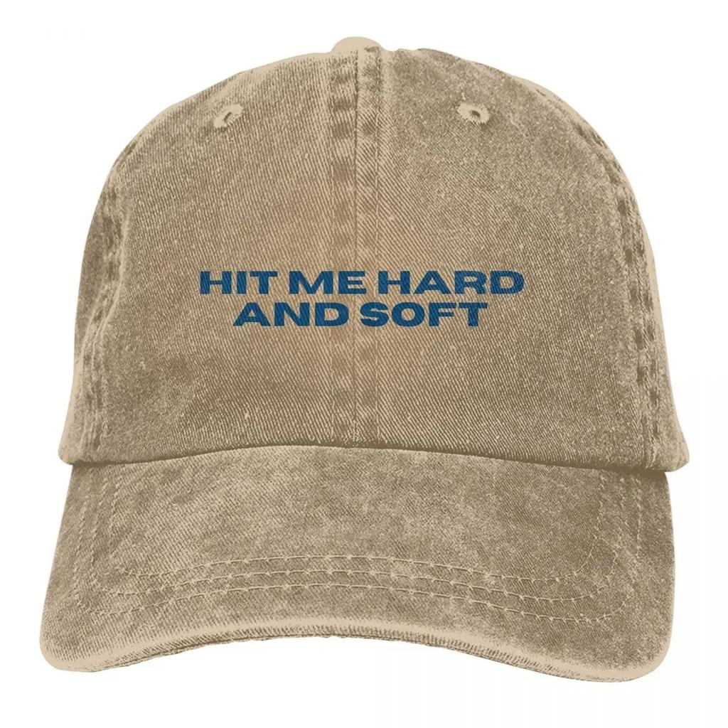 2026 Classic Hit Me Hard And Soft BILLIEs 2024 Baseball Caps Unisex Style Distressed Cotton Snapback Cap Outdoor Workouts Hats C