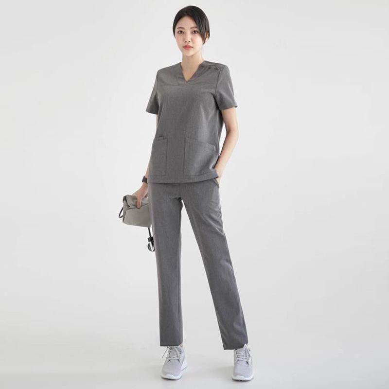 Korean Style Beauty Salon Uniform for Female Beauticians, Stomatologists, and Nurses – Hand Washing and Medical Wear