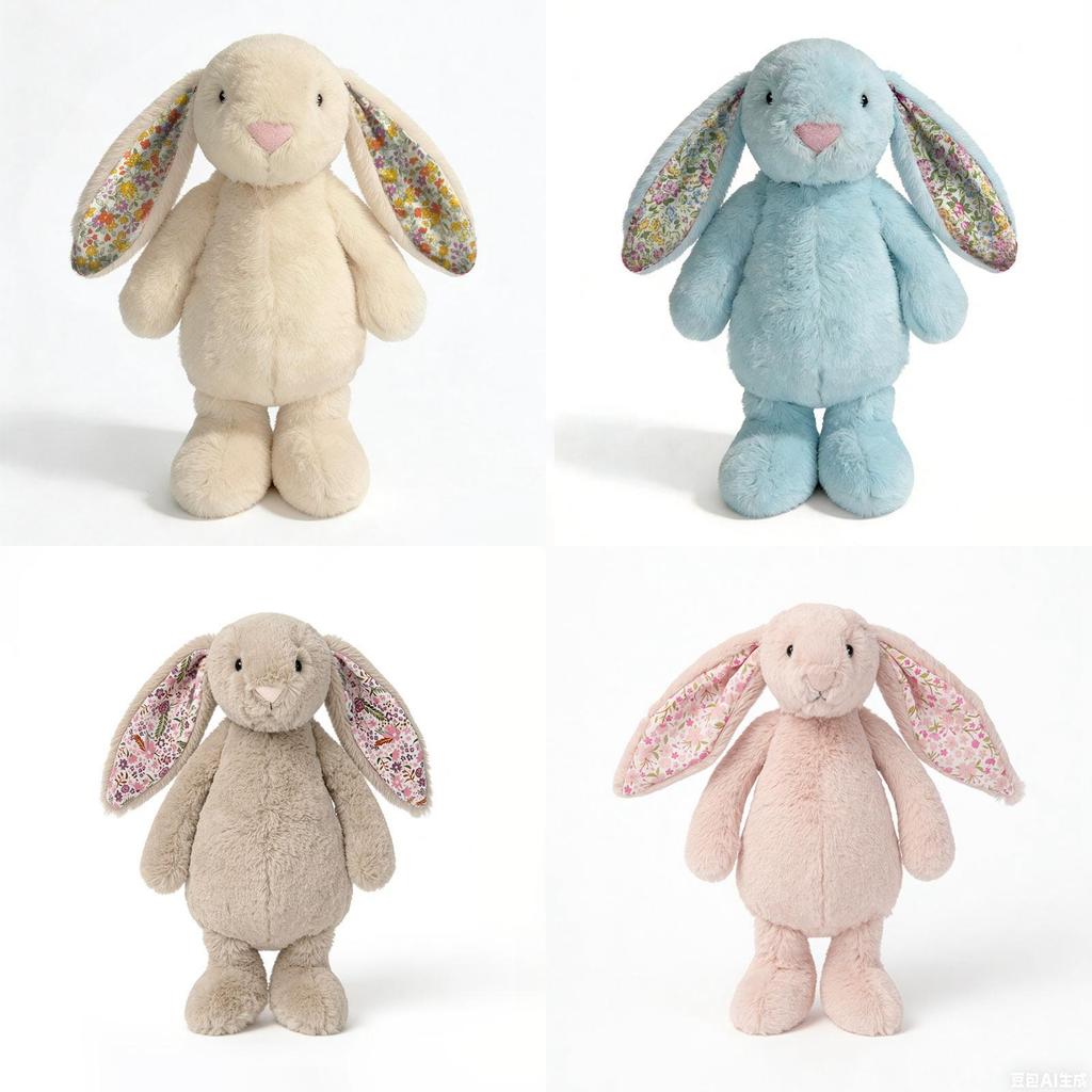 Classic Bunny Plush Toy With Pp Cotton Filling For Children And Kids Playtime