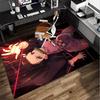 Anime Samurai Warrior's Journey Office Rug Chair Mat, Game Carpet, Suitable for Front Door, Bedroom, Living Room, Desk, Holiday Gift