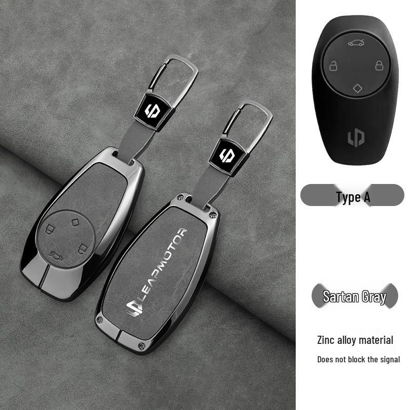 Compatible Leapmotor C11 2023 Key Case: T03 Bag C01 Full-Wrap Protection Key Shell for Men & Women.