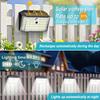 1/2PCS Motion Sensing Smart Light, 132 LEDs, 3 Modes Solar Security Light, IP65, Solar Fence Light for Outdoor, Yard
