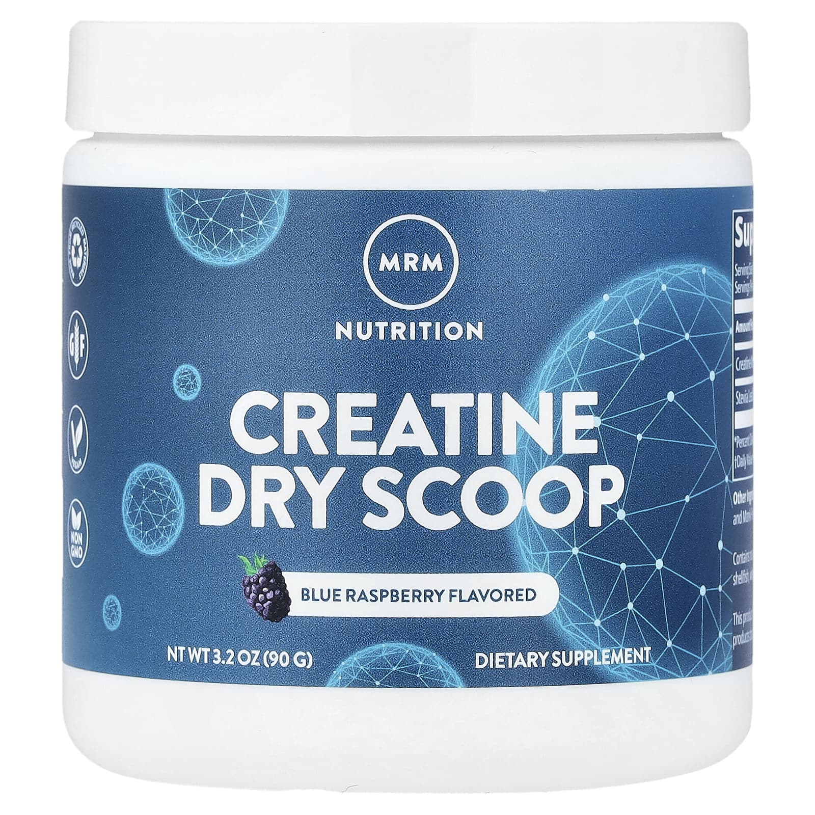 

MRM Nutrition, Dry Creatine Scoop, Blue Raspberry, 90g (3.2oz)