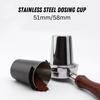 Espresso Coffee Dosing Cup Commercial Use Coffee Machine Grinder Powder Receiver Stainless Steel Coffee Powder Cup