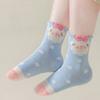 5Pairs/Set Children Mesh Socks For Kid Cotton Thin Breathable Baby Girls Socks Toddler Cartoon Summer Print Sock