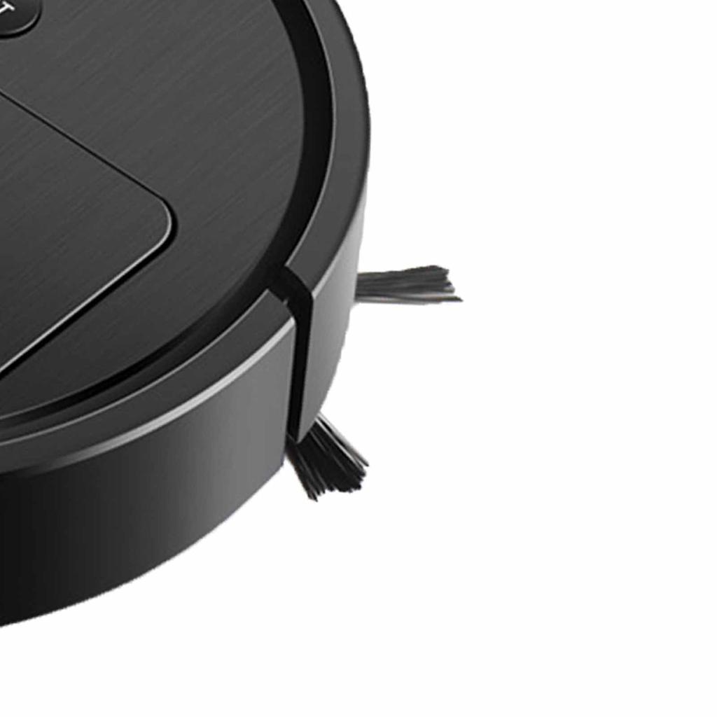 Cleaner Robot Black Highly Efficient Vacuuming Smart Navigation Reservation Time Setting Sweeping