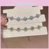 Vintage Blumenmuster Zirkonia Strass Armband Für Frauen Geschenk Geschenk Für Mitarbeiter