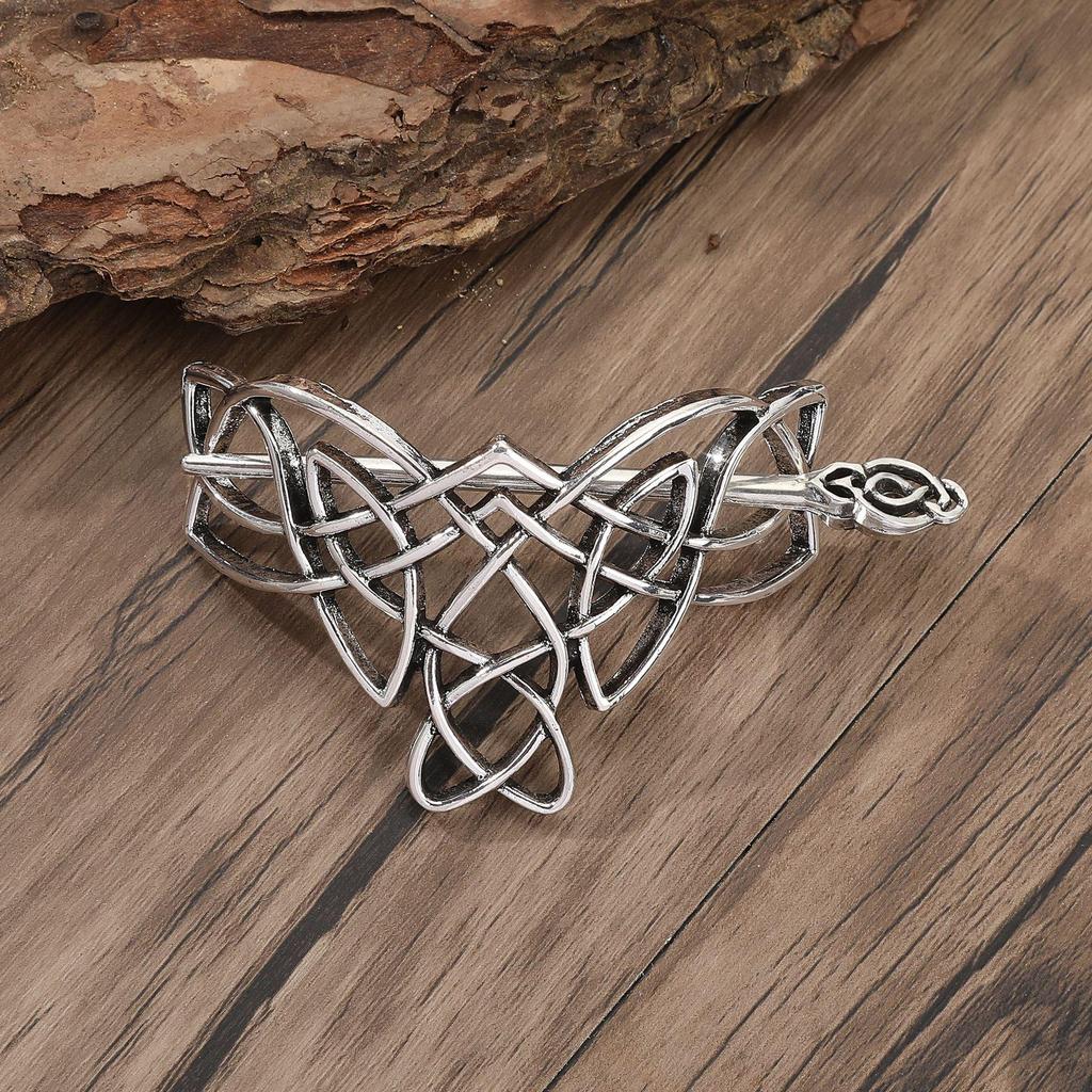 Viking Retro Celtic Knot Hairpin: Versatile Norwegian Style Party Accessory